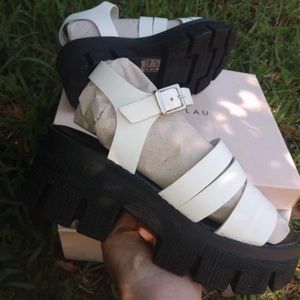 Dolls kill shoes / sandles  
Dead stock / out of stock grunge rave festival